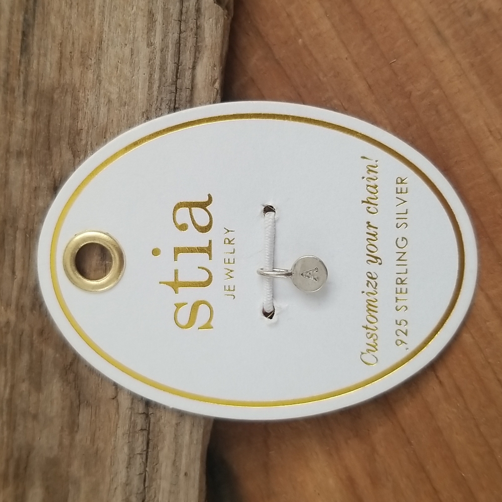 Stia Sterling Silver Mini A Charm